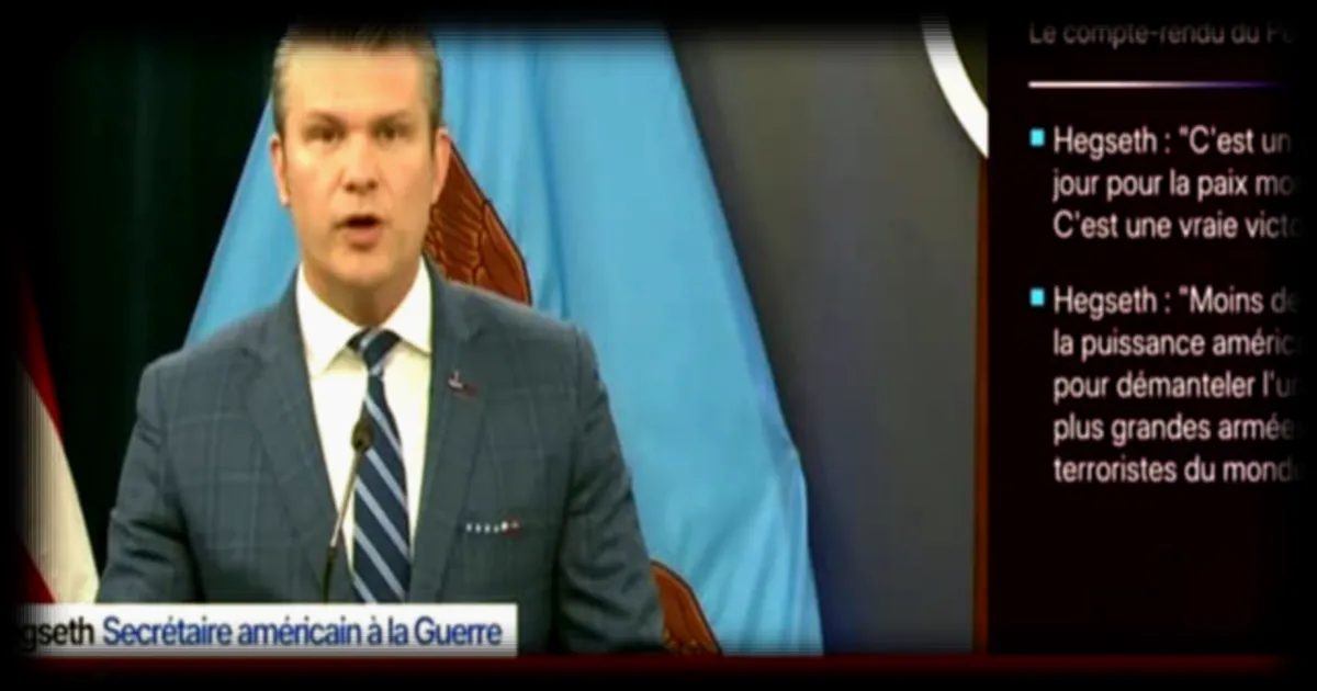 Pete Hegseth annonce la destruction des capacités missiles iraniennes et un cessez-le-feu négocié sous pression américaine