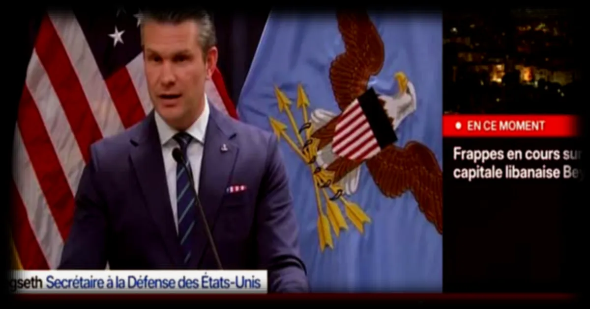 Pete Hegseth, secrétaire à la Défense américain, évoque la succession du guide suprême en Iran