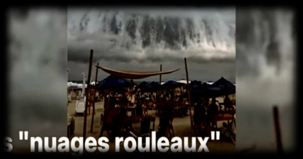 Phénomène météorologique insolite à Rio : un nuage géant se forme sur une plage de Copacabana