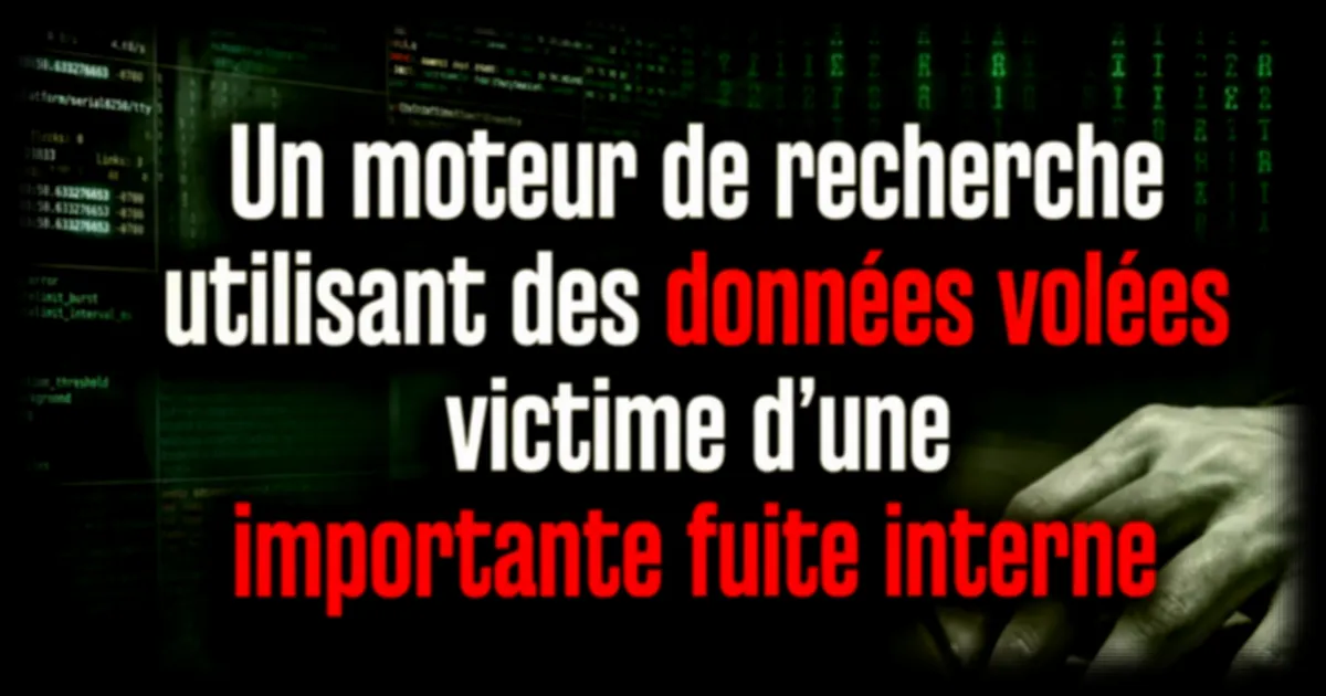 Piratage d’un moteur de recherche clandestin exploitant des données volées : des milliers d’utilisateurs potentiellement exposés