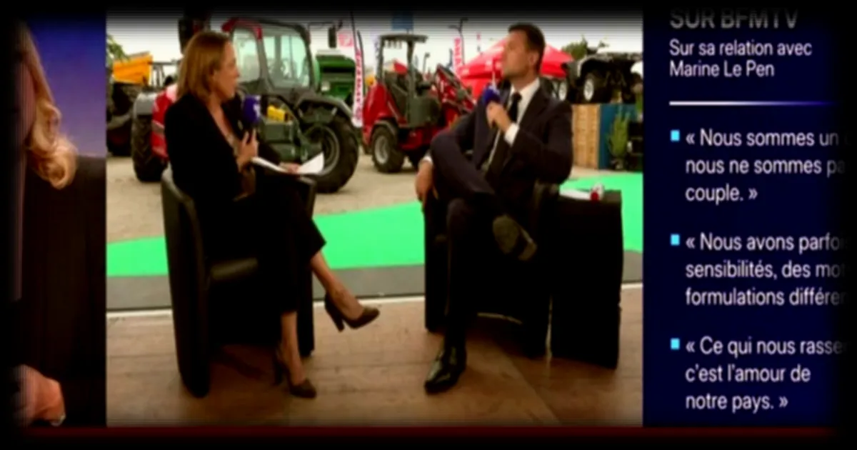 Présidentielle 2027 : Jordan Bardella détaille ses propositions économiques et institutionnelles lors d'une interview sur BFMTV
