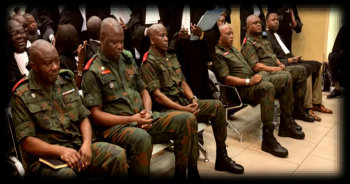 Procès des généraux congolais : Tshiwewe et d’autres officiers devant la Haute Cour militaire à partir d’aujourd’hui
