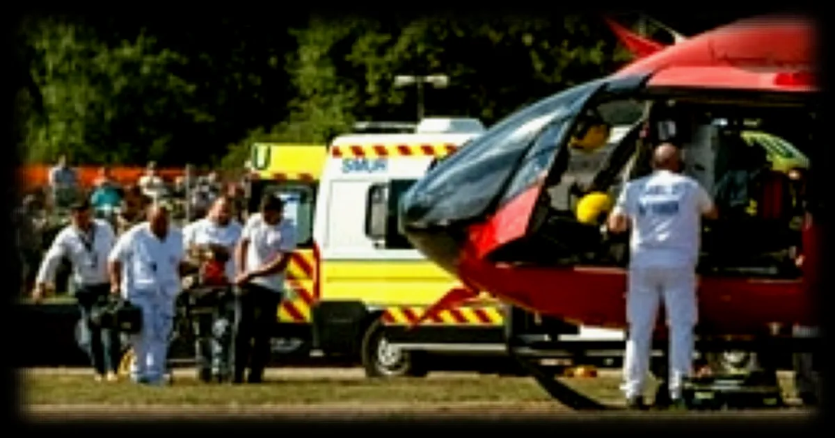 Rallycross de Lohéac interrompu : un hélicoptère médical atterrit sur la piste pendant une course