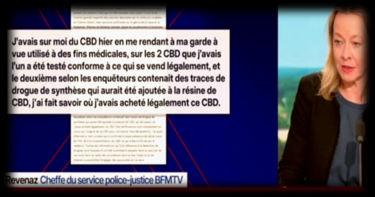 Rima Hassan confirme avoir effectué un test urinaire avec de faibles traces de THC détectées