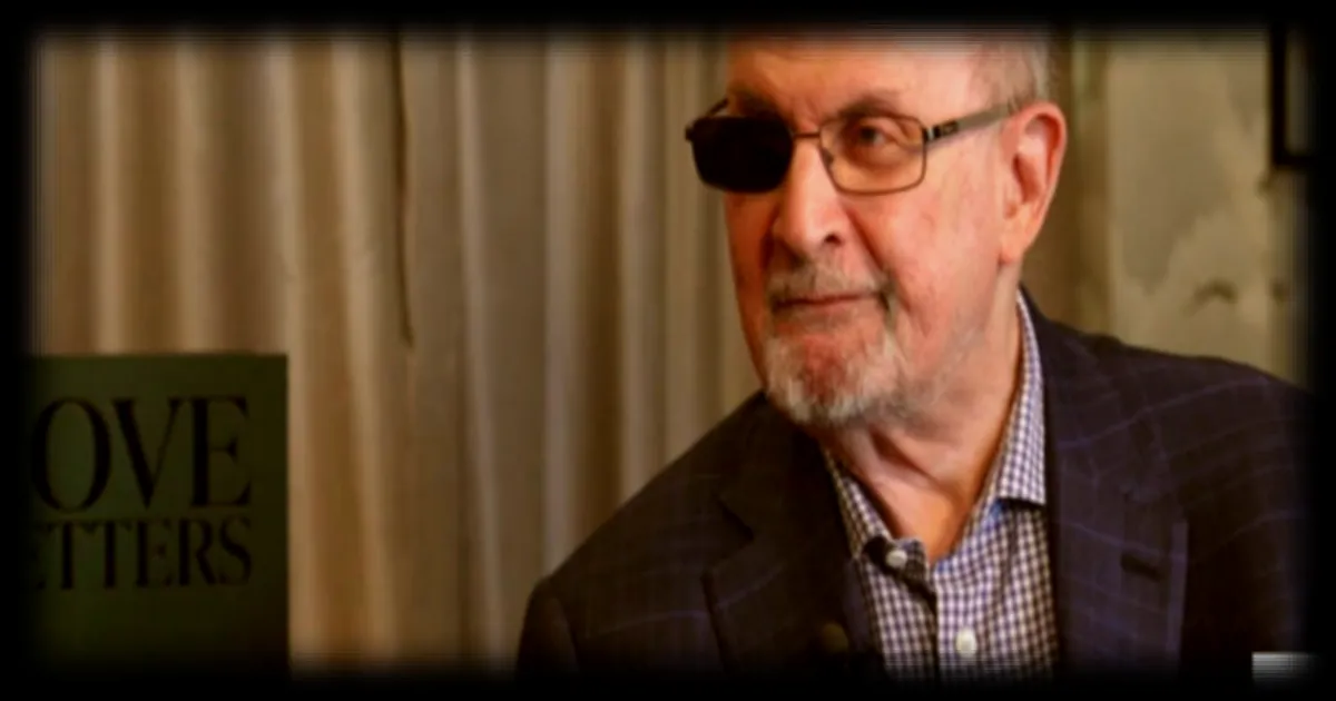 Salman Rushdie présente son nouveau roman quatre ans après son agression et évoque la censure et la liberté de la fiction
