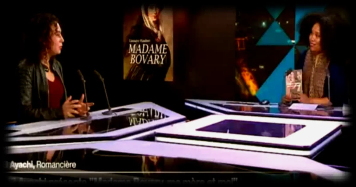 Samira El Ayachi presente son nouveau roman 'Madame Bovary, ma mere et moi' sur France 24
