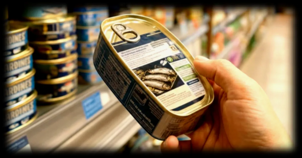 Sardines en conserve : ce petit détail sur l'étiquette qui influence la teneur en oméga-3