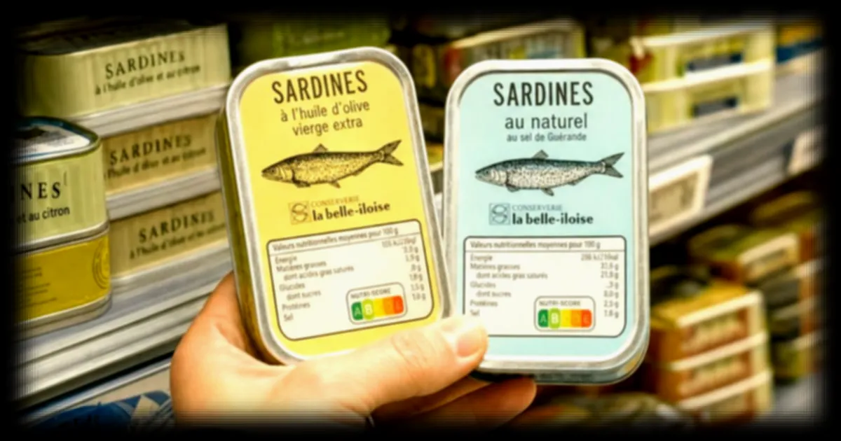 Sardines en conserve : comment bien choisir entre huile d'olive et nature pour sa santé ?