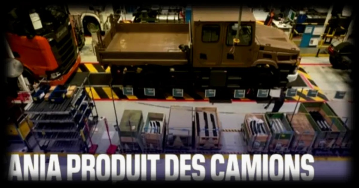 Scania livre des camions blindés à l'armée française dans le cadre du renouvellement du parc militaire