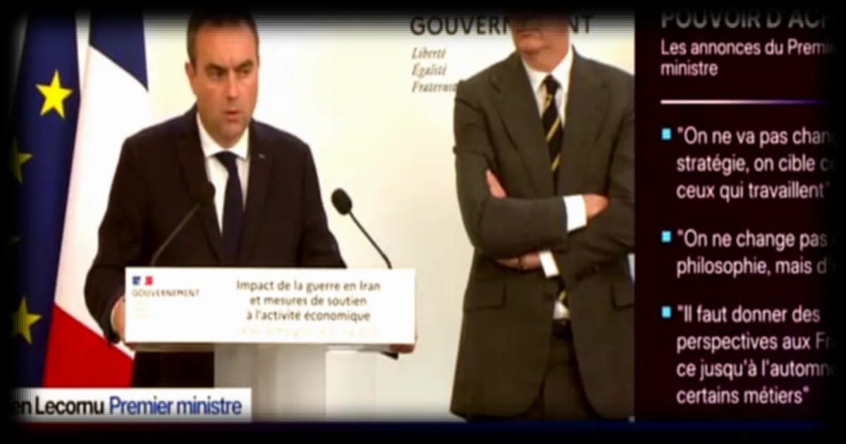 Sébastien Lecornu écarte toute baisse générale de la fiscalité sur le carburant