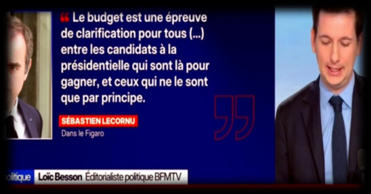 Sébastien Lecornu met en garde les partis sur le budget