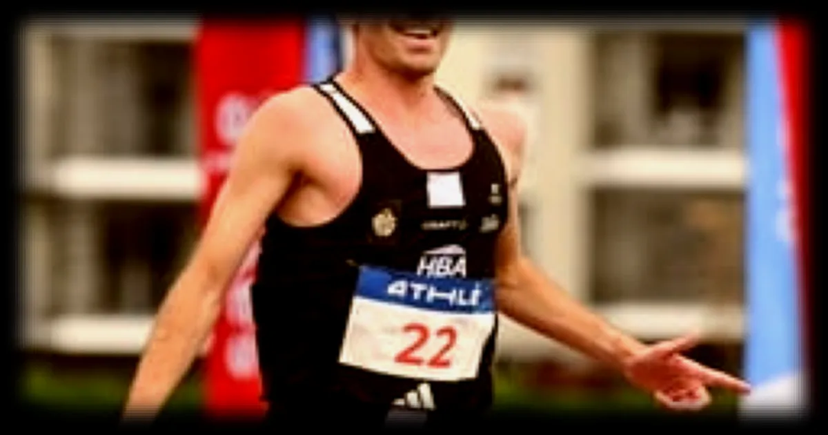 Simon Bédard, vice-champion de France du 5 000 m