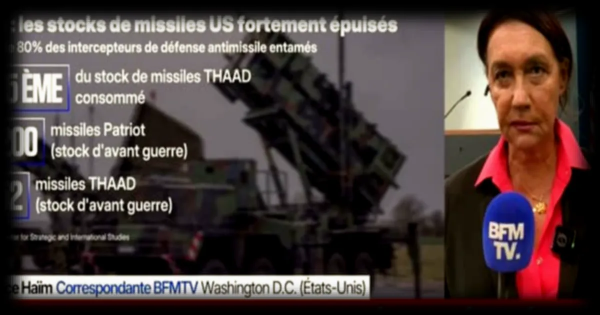 Stock de missiles américains au Moyen-Orient : près de 80 % épuisé selon BMF - International