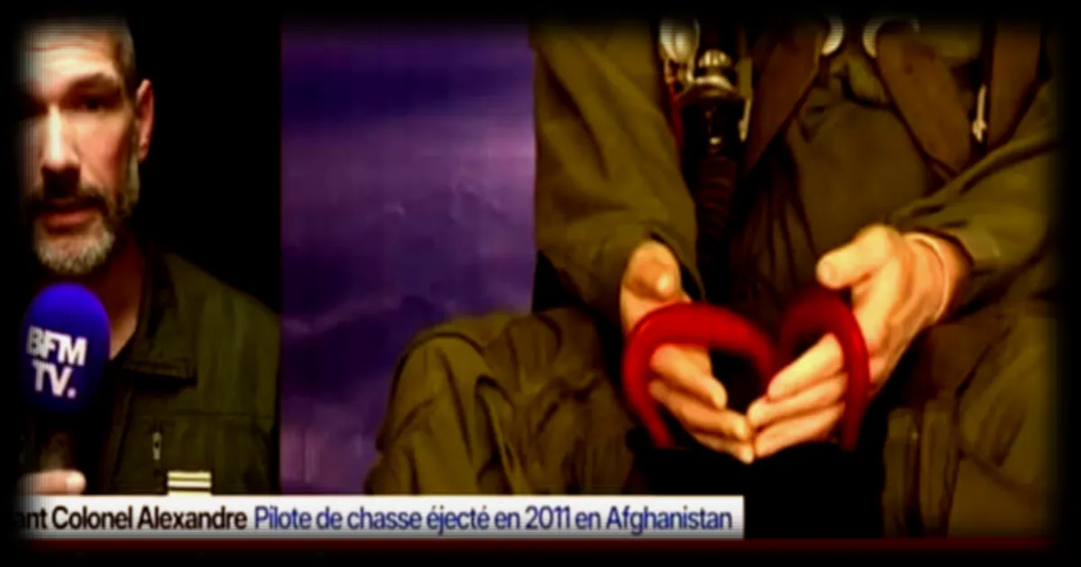 Temoignage du lieutenant colonel Alexandre, pilote de chasse evoquant son ejection en Afghanistan en 2011