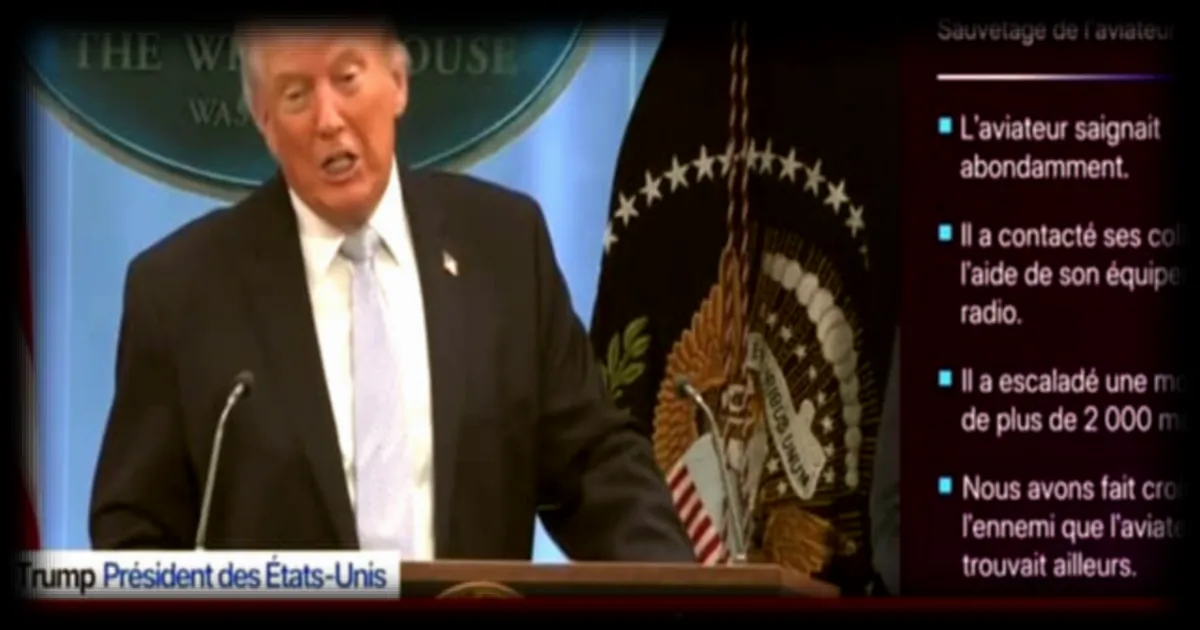 Tensions Iran-États-Unis : Donald Trump évoque une possible chute rapide du régime iranien après l'opération de sauvetage d'un pilote américain