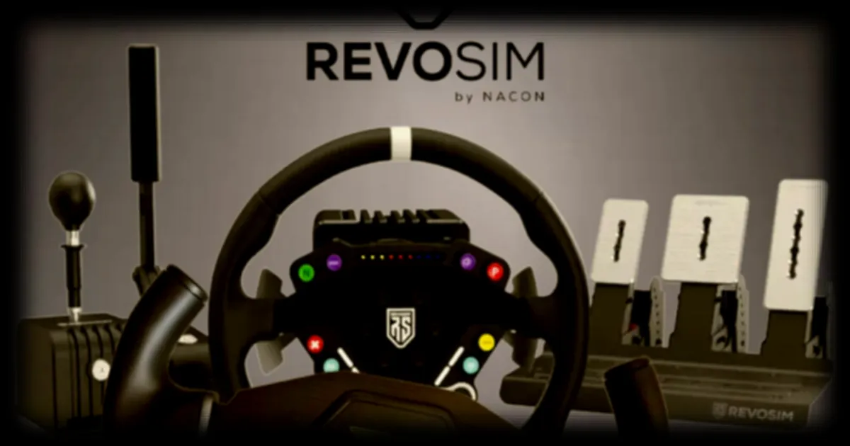 Test REVO Sim RS Pure : les caracteristiques de la nouvelle gamme Sim Racing de Nacon
