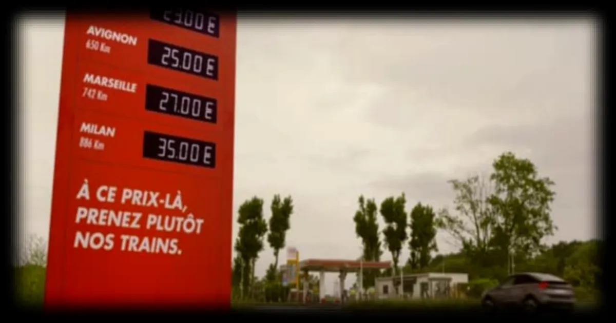 Trenitalia profite de la flambée de l'essence avec une opération de communication originale