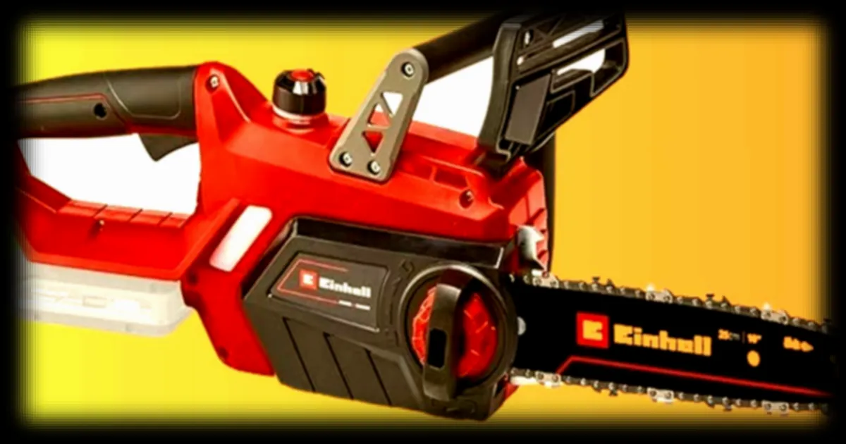 Tronçonneuse Einhell GE-LC 18/25 Li Solo : une remise à 79,95 € booste son rapport qualité-prix