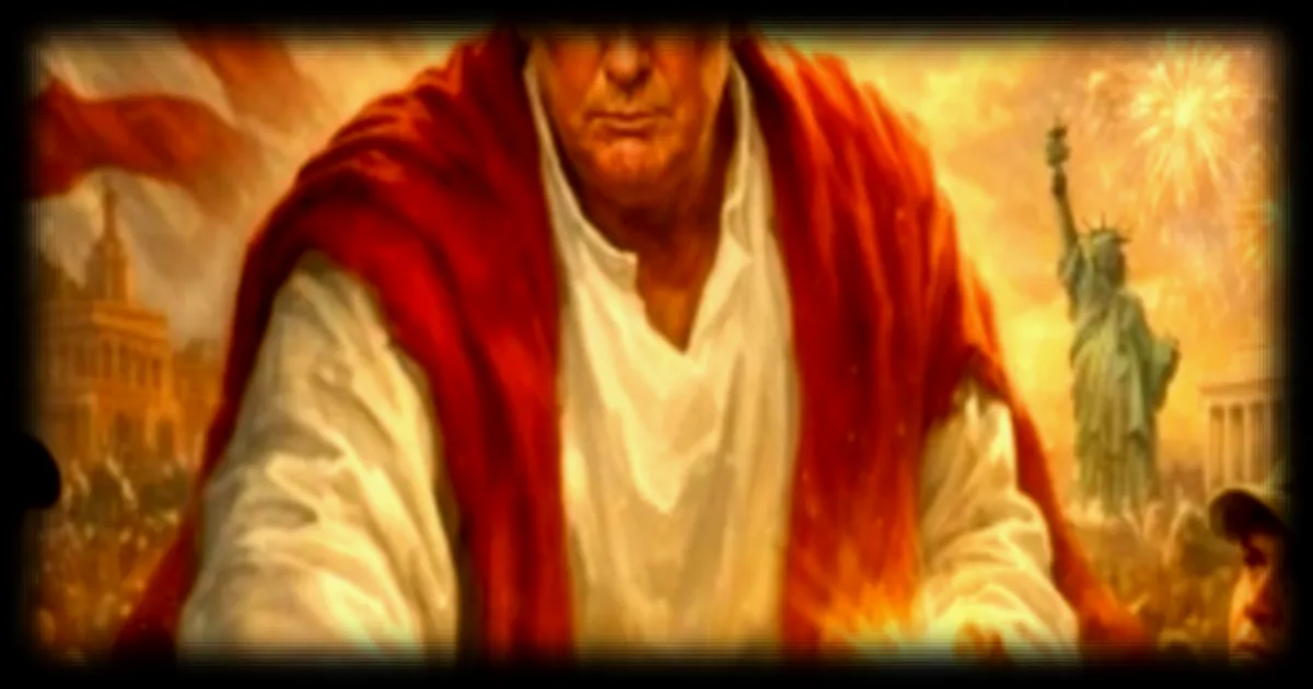 Trump retire une image le représentant en Jésus suite à des accusations de blasphème