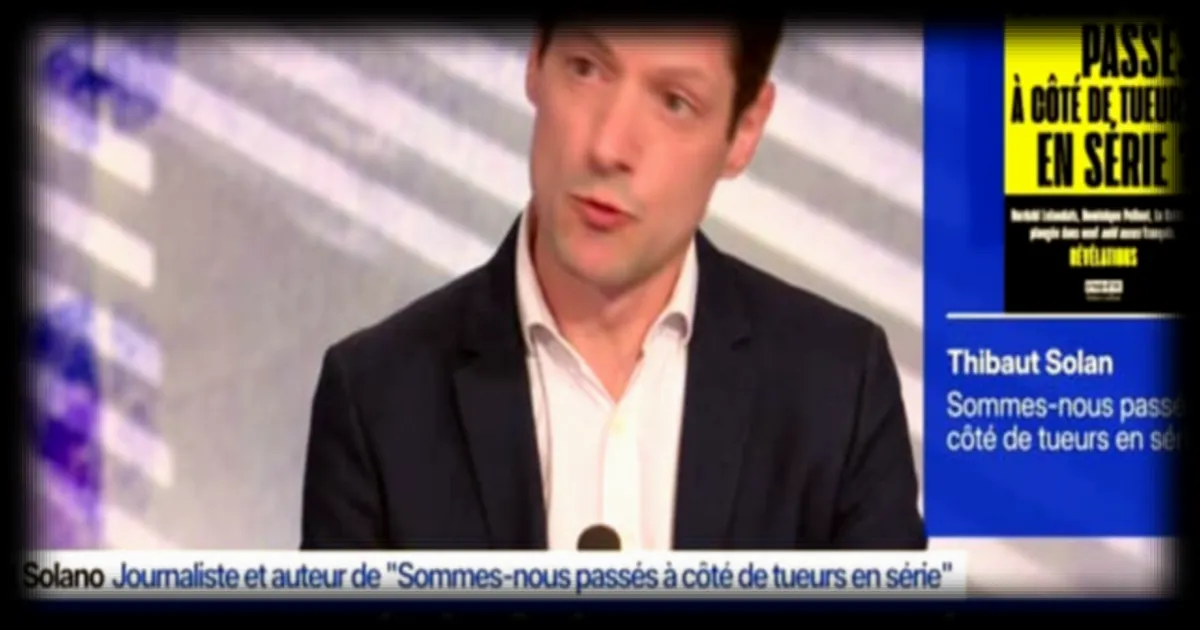 Tueurs en série : un phénomène plus répandu qu'on ne le pense, selon Thibault Solana