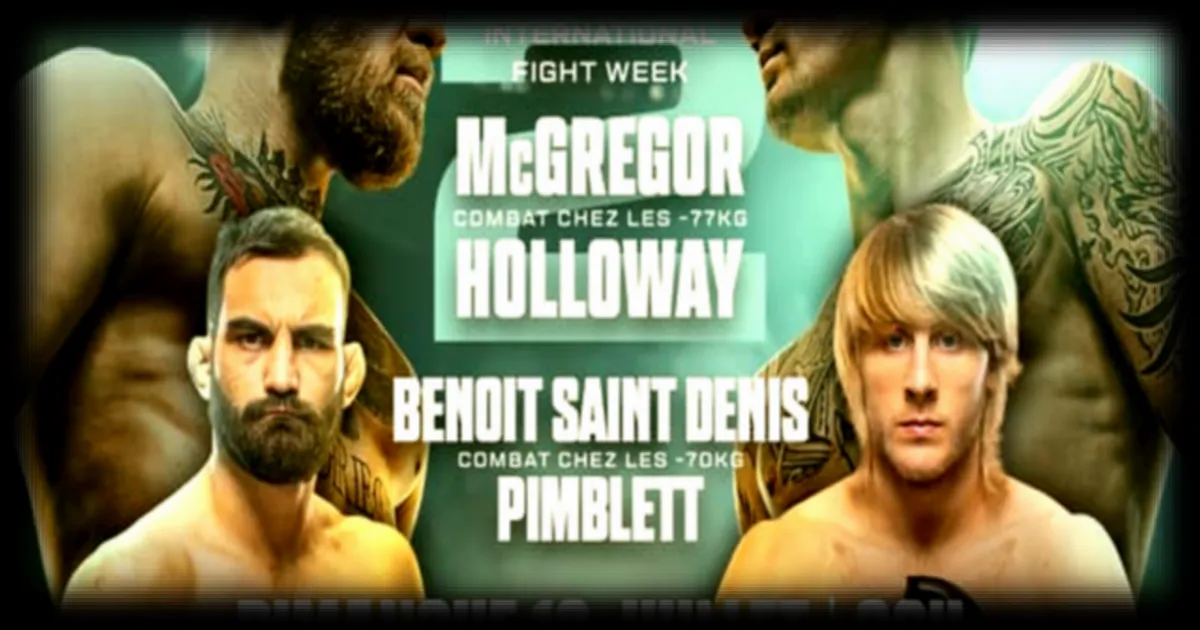 UFC 329 : Conor McGregor et Benoît Saint-Denis en tête d'affiche d'un gala historique à Las Vegas