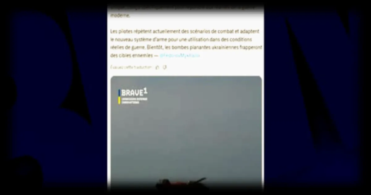 Ukraine : Kiev annonce le déploiement imminent de sa première bombe planante de 250 kg
