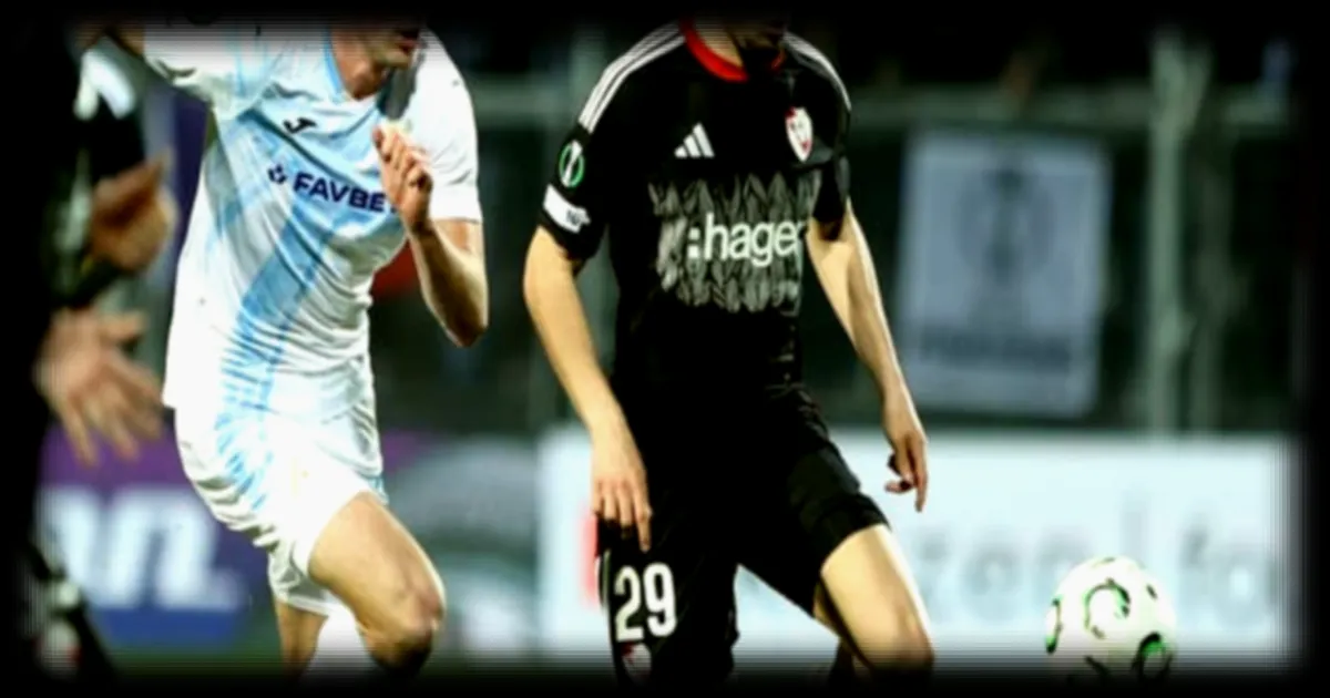 Un accrochage entre Valentin Barco et Samir El Mourabet après la victoire du Racing à Rijeka