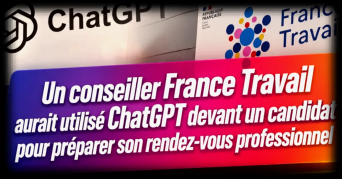 Un agent de France Travail utilise ChatGPT pour aider un demandeur d'emploi : les implications d'une tendance en pleine expansion