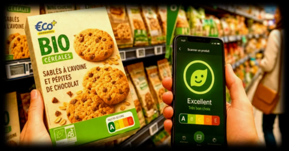 Un biscuit Carrefour Bio noté 82/100 par Yuka : l'outil d'évaluation nutritionnelle met en lumière un produit du géant de la grande distribution