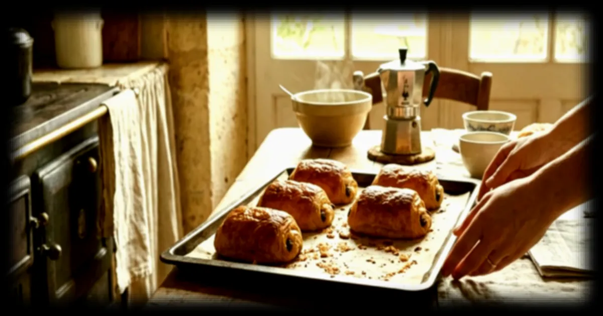 Un boulanger devoile son astuce pour preparer un pain au chocolat maison express avec 2 ingredients seulement