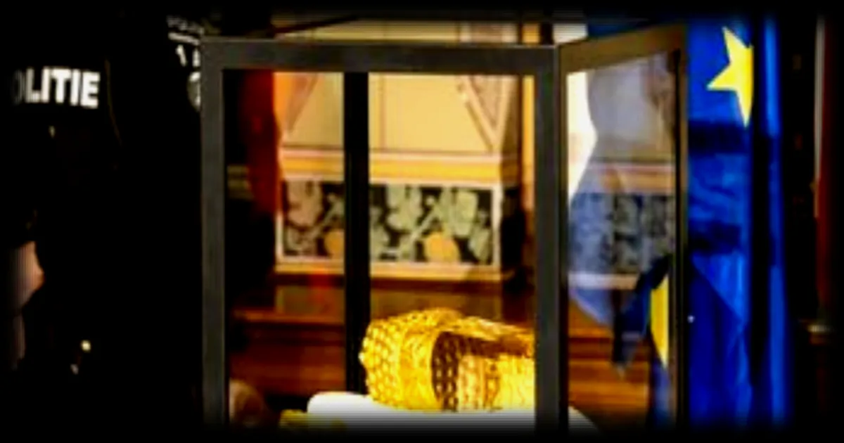 Un casque d'or antique de 2 500 ans, volé aux Pays-Bas, retrouvé un an après son cambriolage