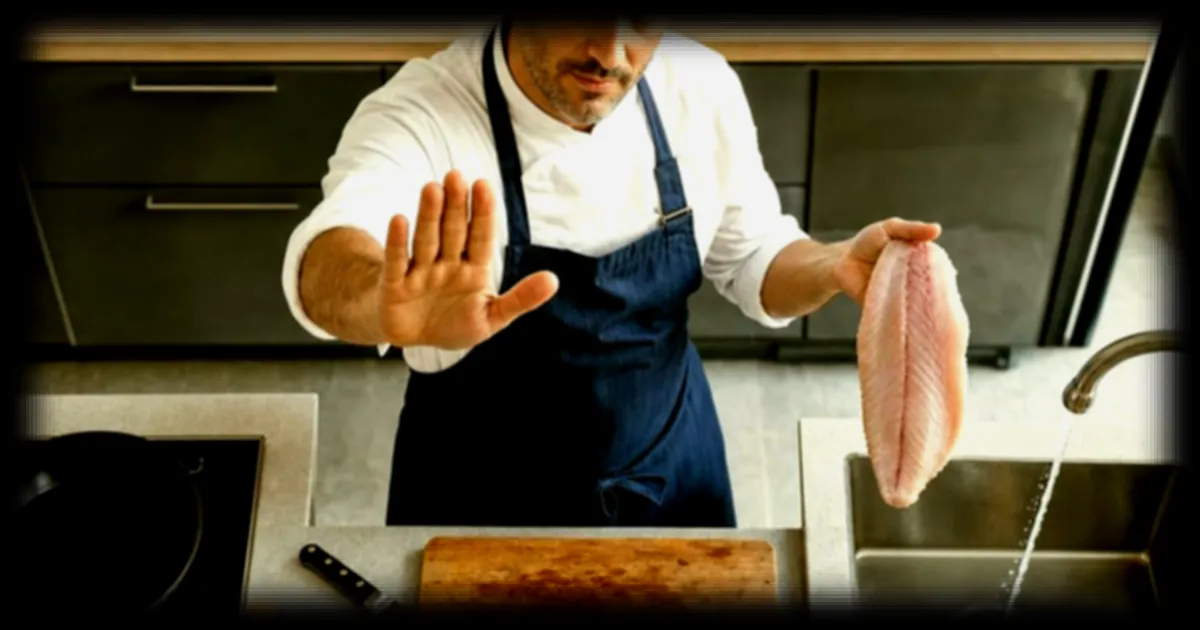 Un chef étoilé met en garde contre une erreur courante avec le poisson cru : le rincer à l’eau du robinet