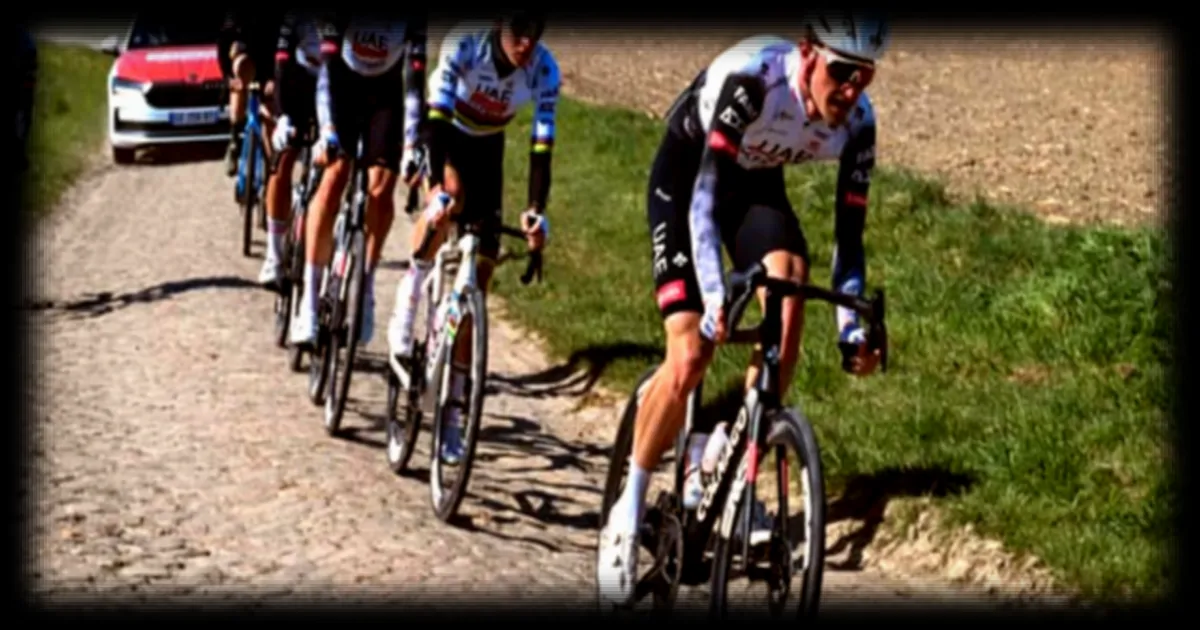 Un coureur UAE dénonce le comportement d'Alpecin et Visma après la crevaison de Pogacar à Paris-Roubaix