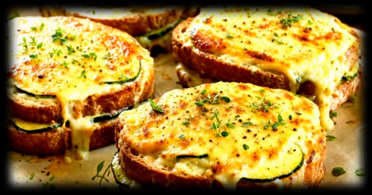Un croque-monsieur sans pain : la recette originale utilisant la courgette