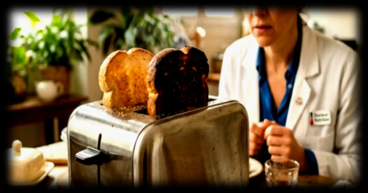 Un détail de cuisson du pain grillé pourrait augmenter le risque de cancer, selon une nutritionniste