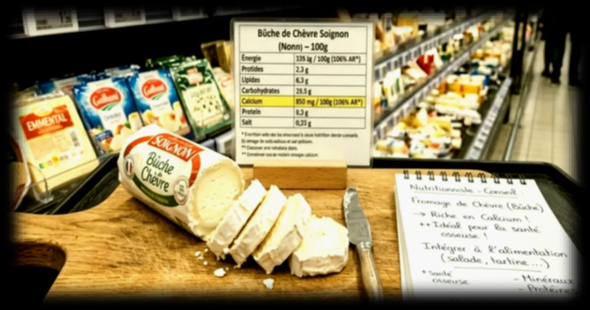 Un fromage de chèvre de supermarché bon marché reconnu pour son apport en calcium selon un nutritionniste