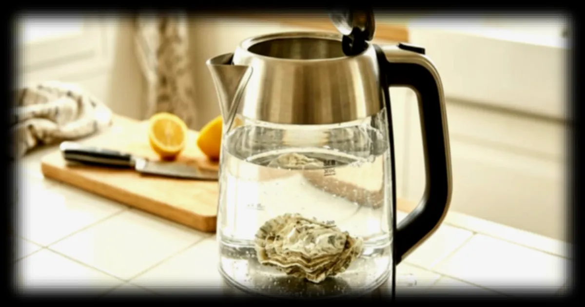 Un geste simple pour eviter les depots de calcaire dans la bouilloire