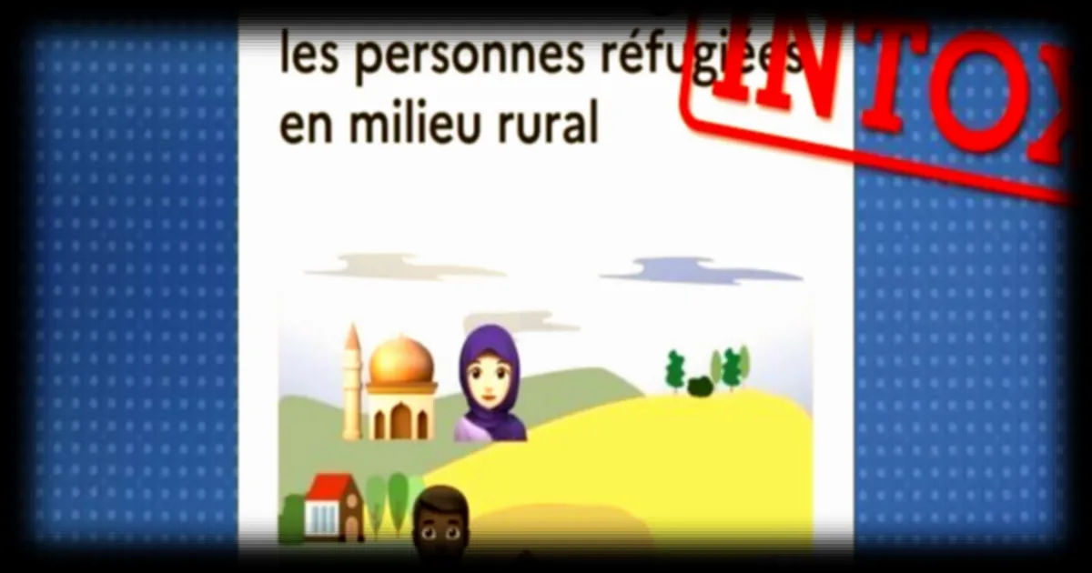 Un guide gouvernemental détourné : une image manipulée alimente les polémiques sur l’accueil des réfugiés