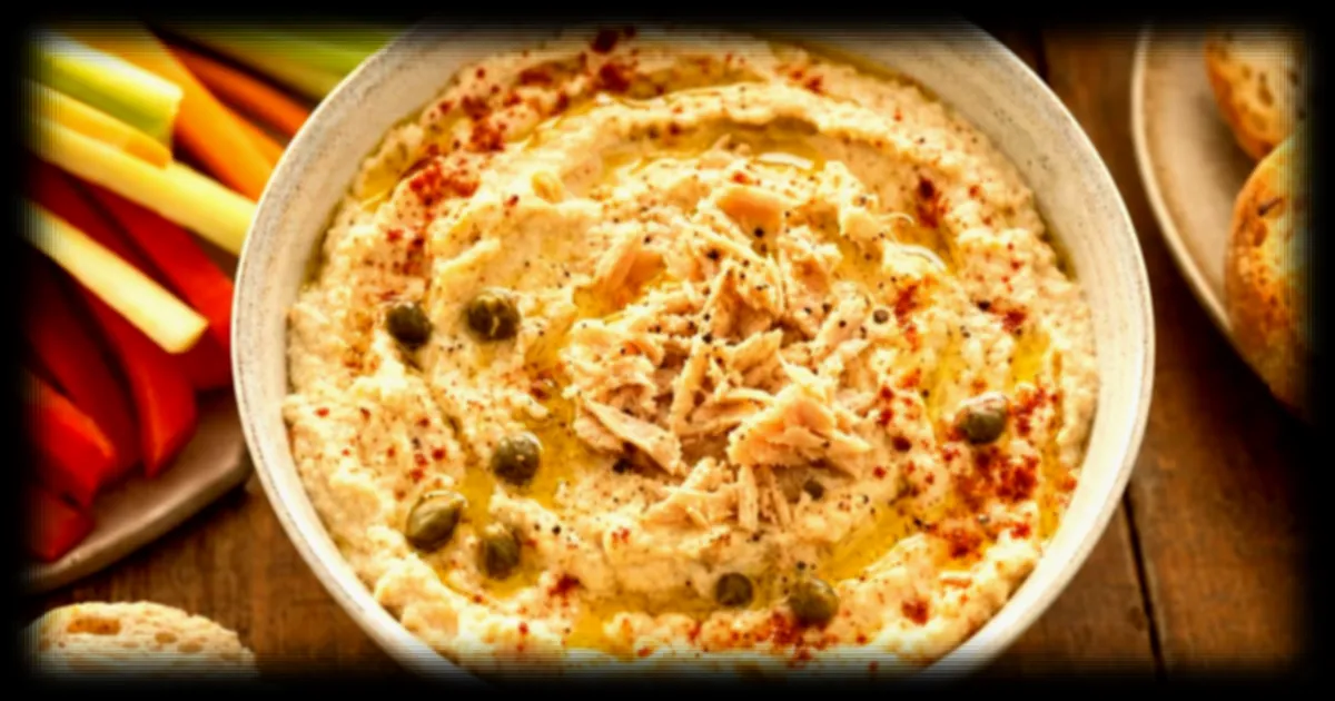 Un houmous de thon économique pour un apéro d'été surprise