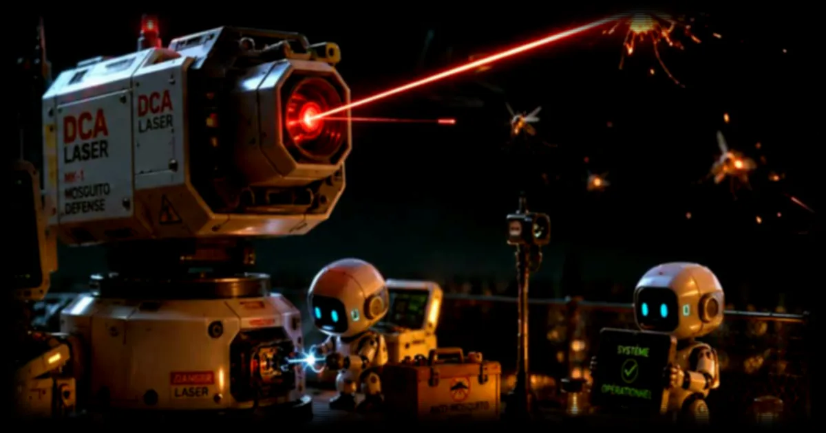 Un ingénieur britannique invente un canon laser à IA pour lutter contre les moustiques-tigres
