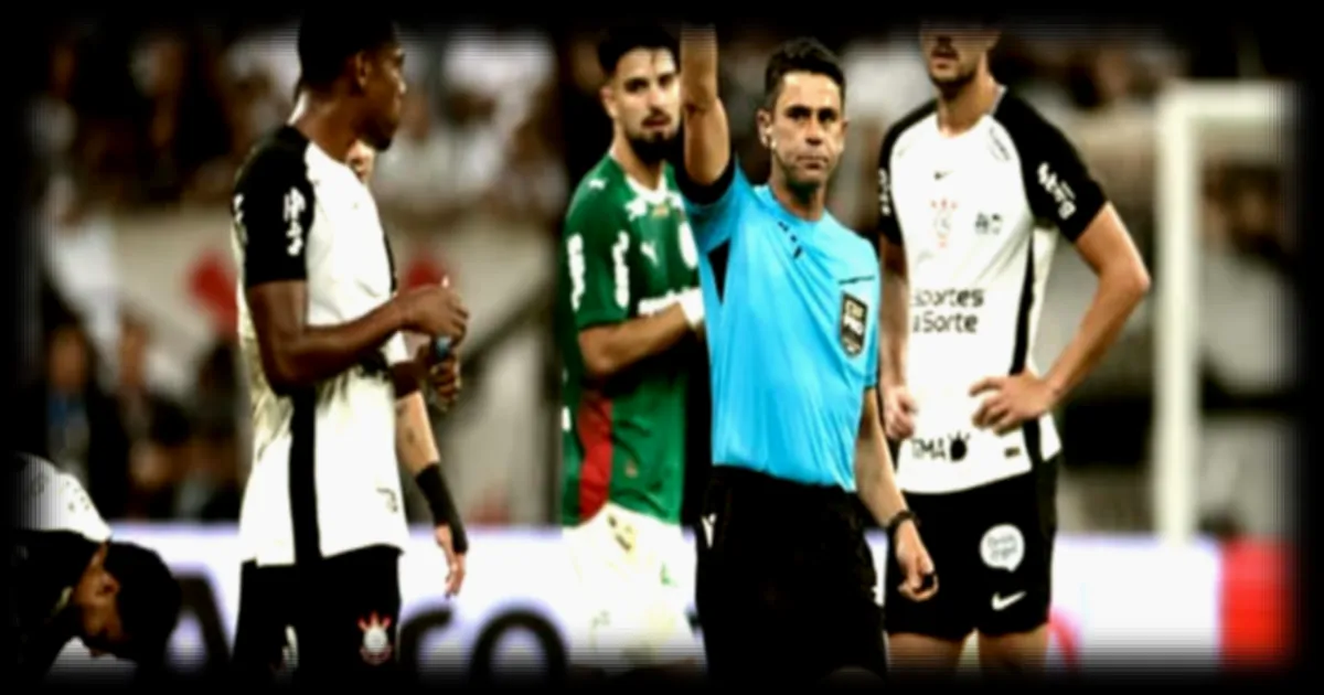 Un joueur des Corinthians expulsé pour un geste déplacé après recours du VAR