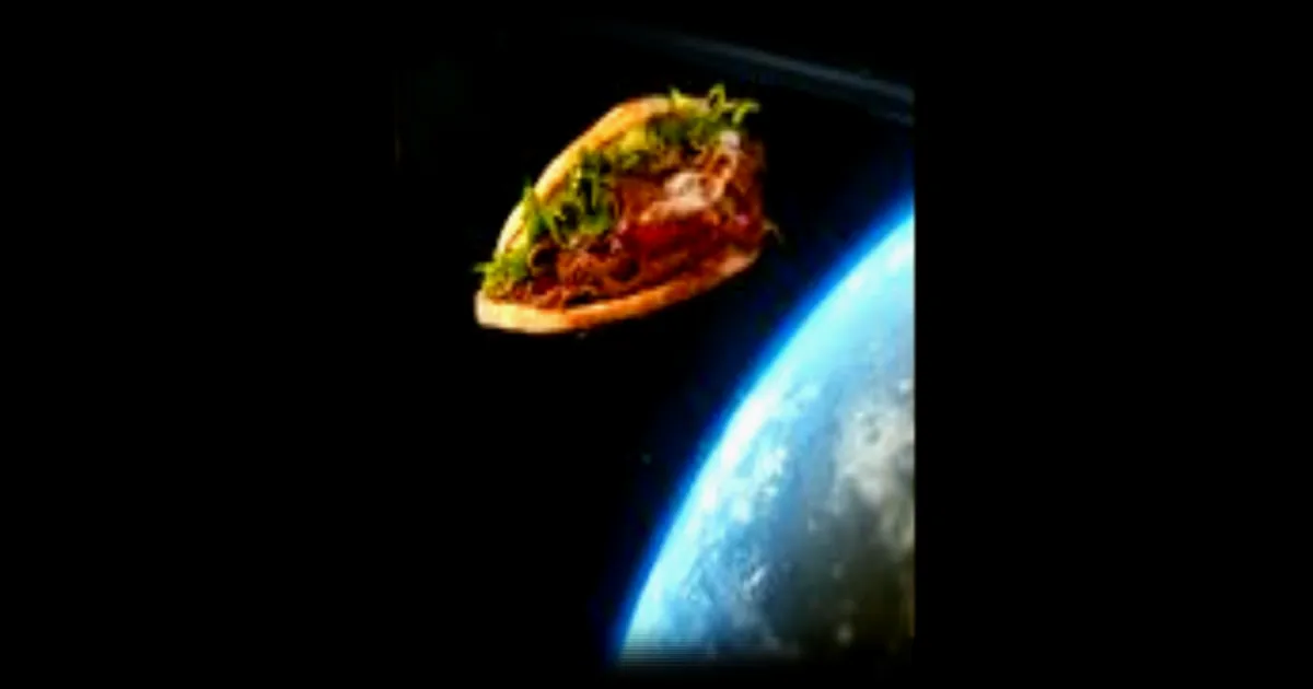 Un kebab envoyé dans la stratosphère : une expérience scientifique insolite testée en France