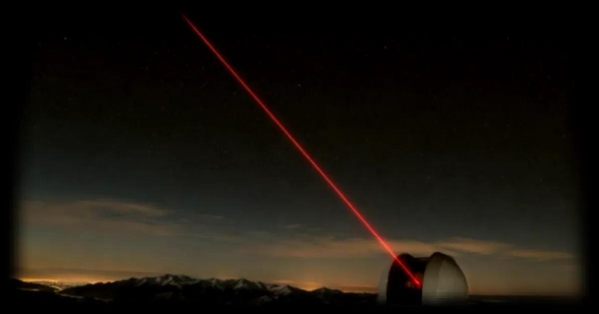 Un laser chinois de 2 watts bat Starlink depuis l'espace