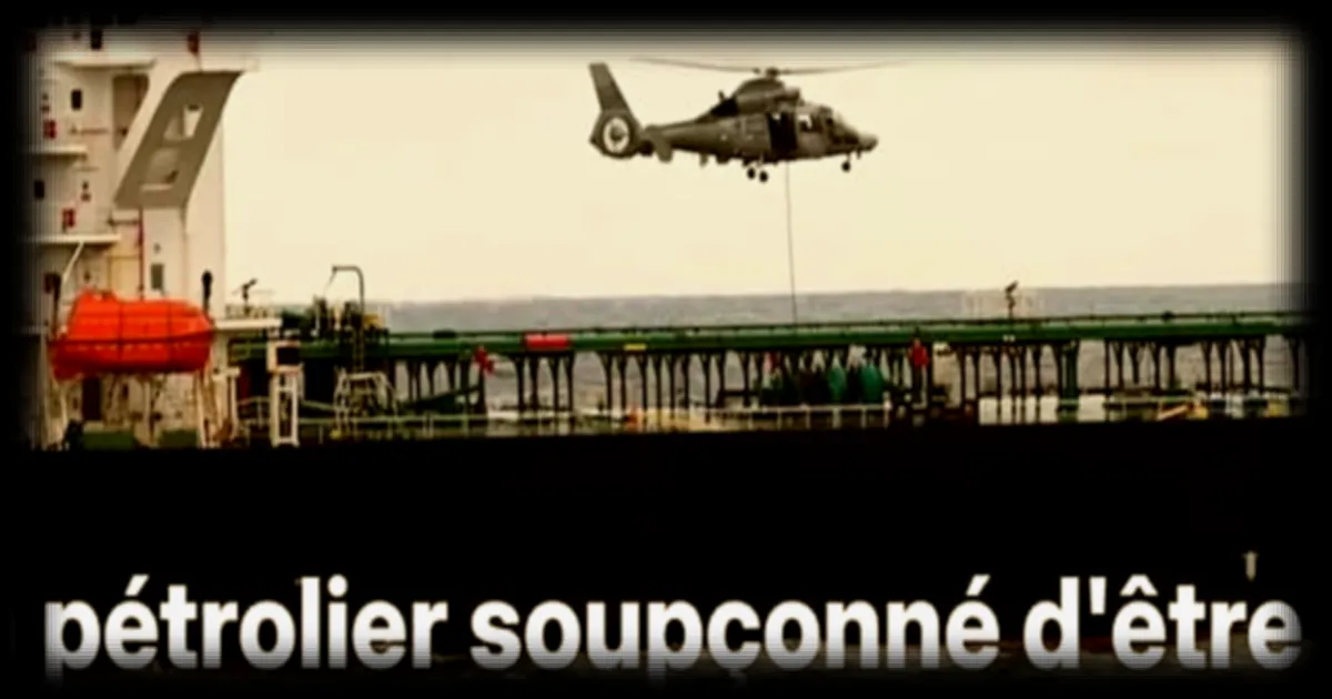 Un pétrolier-cargo soupçonné de faux pavillon et d'appartenir à la flotte fantôme russe intercepté en Méditerranée