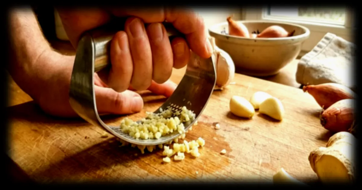 Un presse-ail en acier inoxydable à moins de 9 euros pour faciliter la cuisine quotidienne