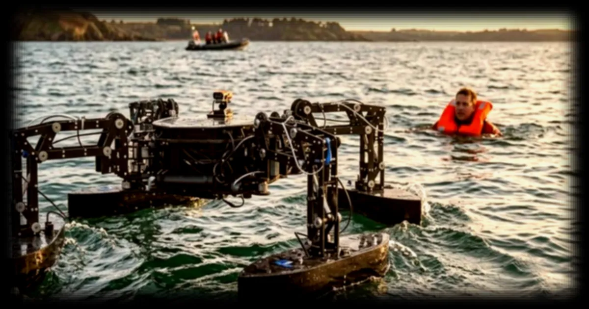 Un robot quadrupède inspiré des araignées pour secourir les victimes en mer : la Chine et les États-Unis présentent QuadBoat