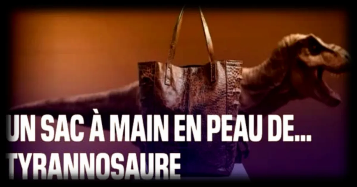 Un sac à main en peau de tyrannosaure : une curiosité qui divise le marché du luxe