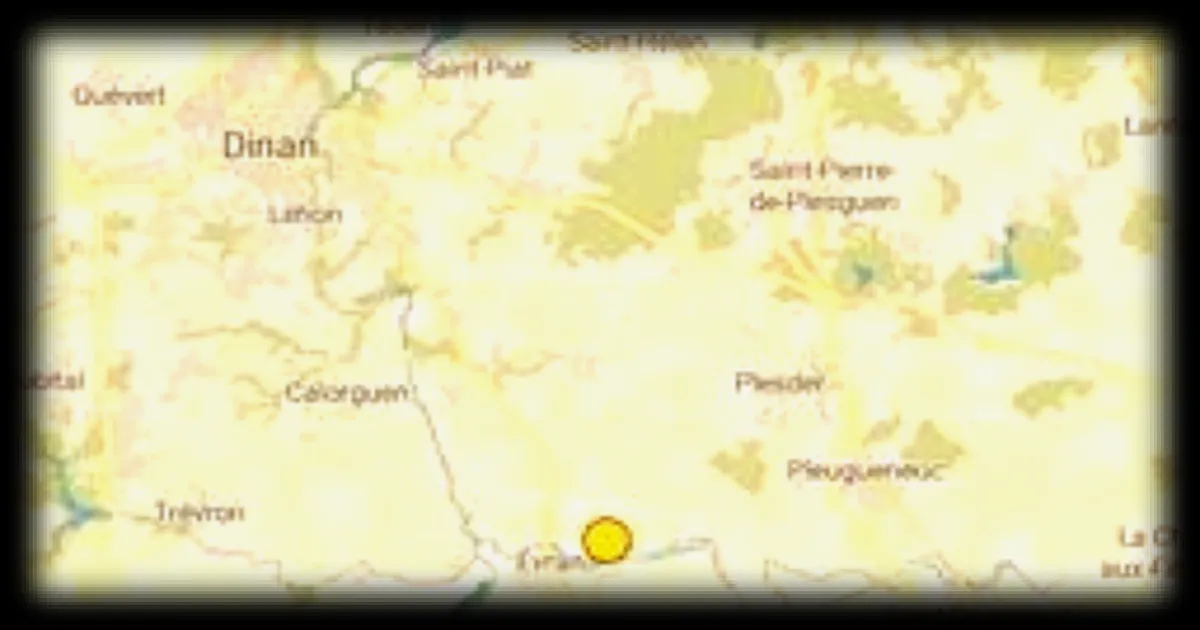 Un séisme de magnitude 2,5 ressenti dans le pays de Dinan