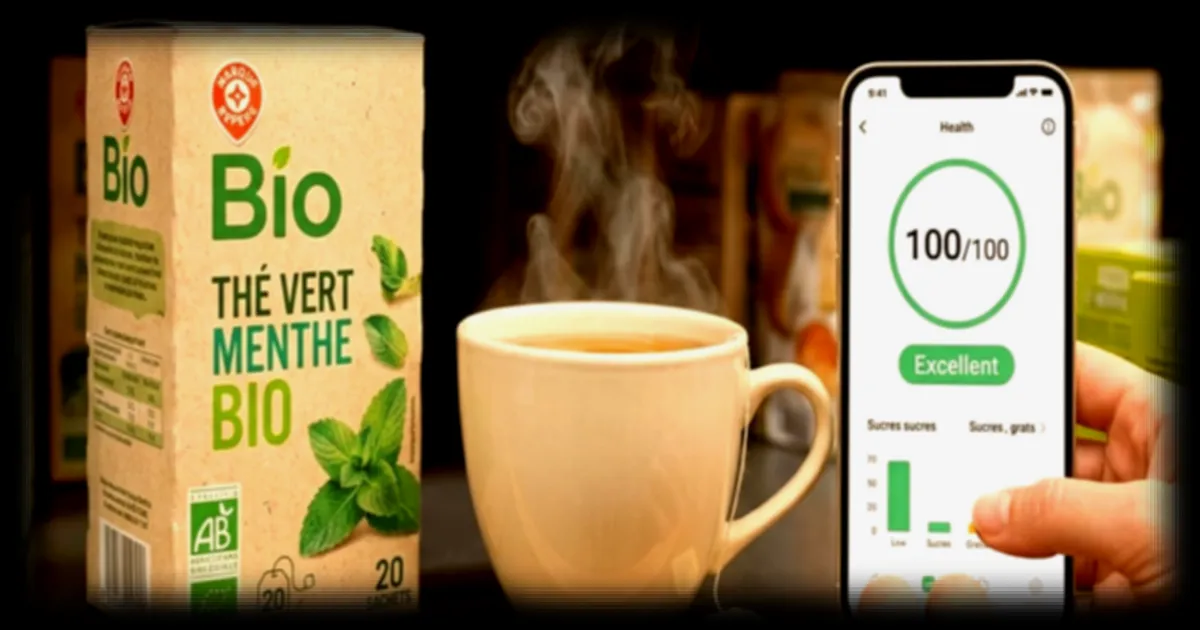 Un thé vert bio à moins de 2 € obtient un score parfait sur Yuka, selon Top Santé