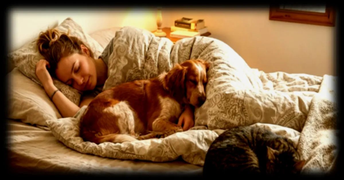 Un tiers des Français dort avec son animal de compagnie : ce que ce geste révèle sur notre personnalité